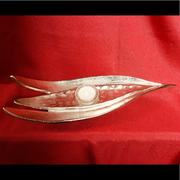 Leaf tealight holder - Picture 2 of 3